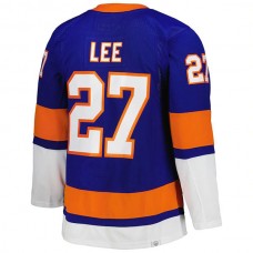 NY.Islanders #27 Anders Lee Captain Patch Primegreen Authentic Pro Home Player Jersey Royal Stitched American Hockey Jerseys