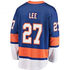 NY.Islanders #27 Anders Lee Fanatics Branded Home Premier Breakaway Player Jersey Royal Stitched American Hockey Jerseys