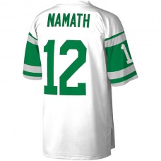NY.Jets #12 Joe Namath Mitchell & Ness White Retired Player Legacy Replica Jersey Stitched American Football Jerseys