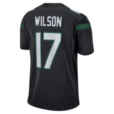 NY.Jets #17 Garrett Wilson Stealth Black Alternate Game Player Jersey Stitched American Football Jerseys