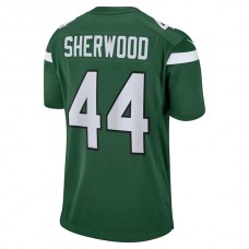 NY.Jets #44 Jamien Sherwood Gotham Green Game Jersey Stitched American Football Jerseys