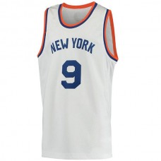 NY.Knicks #9 RJ Barrett 2021-22 Swingman Player Jersey Classic Edition White Stitched American Basketball Jersey