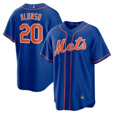 New York Mets #20 Pete Alonso Royal Alternate Replica Player Name Jersey Baseball Jerseys