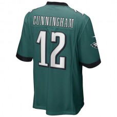 P.Eagles #12 Randall Cunningham Midnight Green Game Retired Player Jersey Stitched American Football Jerseys