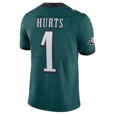 P.Eagles #1 Jalen Hurts Midnight Green Vapor Limited Jersey Stitched American Football Jerseys