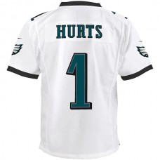 P.Eagles #1 Jalen Hurts White Game Jersey Stitched American Football Jerseys