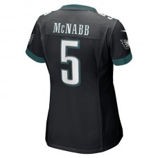P.Eagles #5 Donovan McNabb Black Retired Player Jersey Stitched American Football Jerseys