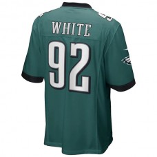 P.Eagles #92 Reggie White Midnight Green Game Retired Player Jersey Stitched American Football Jerseys