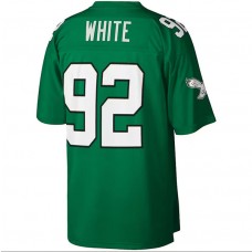 P.Eagles #92 Reggie White Mitchell & Ness Kelly Green Legacy Replica Jersey Stitched American Football Jerseys