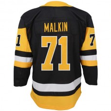 P.Penguins #71 Evgeni Malkin Home Premier Player Jersey Black Stitched American Hockey Jerseys