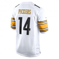 P.Steelers #14 George Pickens White Game Player Jersey Stitched American Football Jerseys