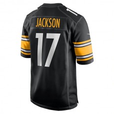 P.Steelers #17 William Jackson Black Game Player Jersey Stitched American Football Jerseys