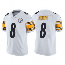P.Steelers #8 Kenny Pickett 2022 White Vapor Untouchable Limited Stitched Jersey American Football Jerseys