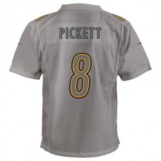 P.Steelers #8 Kenny Pickett Gray Atmosphere Game Jersey Stitched American Football Jerseys