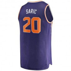 P.Suns #20 Dario Saric Fanatics Branded Fast Break Replica Player Jersey Icon Edition Purple Stitched American Basketball Jersey
