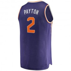 P.Suns #2 Elfrid Payton Fanatics Branded 2021-22 Fast Break Replica Jersey Icon Edition Purple Stitched American Basketball Jersey