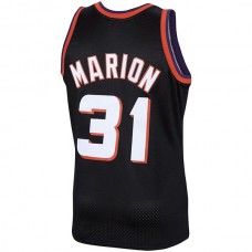P.Suns #31 Shawn Marion Mitchell & Ness 1999-2000 Hardwood Classics Swingman Player Jersey Black Stitched American Basketball Jersey