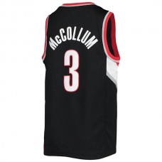 P.Trail Blazers #3 C.J. McCollum 2021-22 Diamond Swingman Jersey Icon Edition Black Stitched American Basketball Jersey