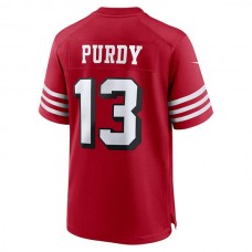 SF.49ers #13 Brock Purdy Alternate Game Player Jersey Scarlet Stitched American Football Jerseys