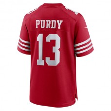 SF.49ers #13 Brock Purdy Scarlet Game Player Jersey Stitched American Football Jerseys