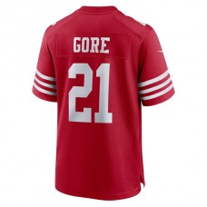 SF.49ers #21 Frank Gore Scarlet Retired Player Game Jersey Stitched American Football Jersey