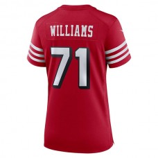 SF.49ers #71 Trent Williams Scarlet Alternate Game Jersey Stitched American Football Jerseys
