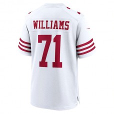 SF.49ers #71 Trent Williams White Player Game Jersey Stitched American Football Jerseys
