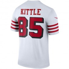 SF.49ers #85 George Kittle Color Rush Legend Jersey White Stitched American Football Jerseys 2022