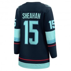 S.Kraken #15 Riley Sheahan Fanatics Branded Blue Home Breakaway Player Jersey Stitched American Hockey Jerseys