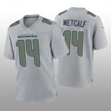 S.Seahawks #14 DK Metcalf Gray Atmosphere Game Jersey Stitched American Football Jerseys