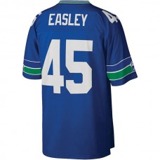 S.Seahawks #45 Kenny Easley Kenny Easley Mitchell & Ness Royal Legacy Replica Jersey Stitched American Football Jerseys