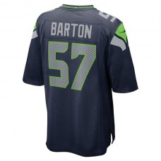 S.Seahawks #57 Cody Barton College Navy Game Jersey Stitched American Football Jerseys