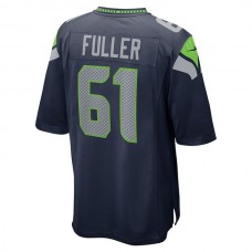 S.Seahawks #61 Kyle Fuller College Navy Game Jersey Stitched American Football Jerseys