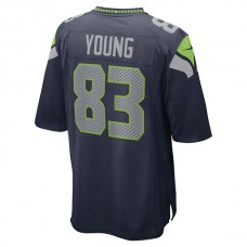 S.Seahawks #83 Dareke Young College Navy Game Player Jersey Stitched American Football Jerseys