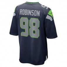 S.Seahawks #98 Alton Robinson College Navy Game Jersey Stitched American Football Jerseys