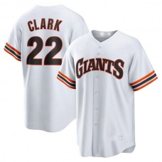 San Francisco Giants #22 Will Clark White Home Cooperstown Collection Player Jersey Baseball Jerseys