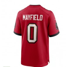 TB.Buccaneers #0 Baker Mayfield Game Jersey - Red Stitched American Football Jerseys
