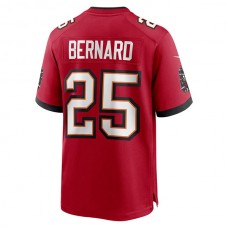 TB.Buccaneers #25 Giovani Bernard Red Game Jersey Stitched American Football Jerseys
