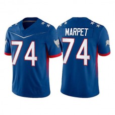 TB.Buccaneers #74 Ali Marpet 2022 Royal Pro Bowl Stitched Jersey American Football Jerseys