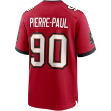TB.Buccaneers #90 Jason Pierre-Paul Red Game Player Jersey Stitched American Football Jerseys