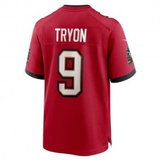 TB.Buccaneers #9 Joe Tryon Red 2021 Draft First Round Pick No. 32 Game Jersey Stitched American Football Jerseys