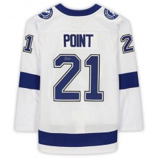 TB.Lightning #21 Brayden Point Fanatics Authentic Autographed with 2020 Stanley Cup Final Patch White Stitched American Hockey Jerseys