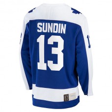 T.Maple Leafs #13 Mats Sundin Fanatics Branded Breakaway Retired Player Jersey Blue Stitched American Hockey Jerseys