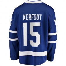 T.Maple Leafs #15 Alexander Kerfoot Fanatics Branded Replica Player Jersey Blue Stitched American Hockey Jerseys