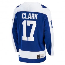 T.Maple Leafs #17 Wendel Clark Fanatics Branded Breakaway Retired Player Jersey Blue Stitched American Hockey Jerseys