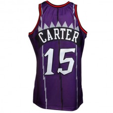 T.Raptors #15 Vince Carter Mitchell & Ness 1998-1999 Throwback Authentic Jersey Purple Stitched American Basketball Jersey