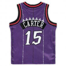 T.Raptors #15 Vince Carter Mitchell & Ness Infant 1998-99 Hardwood Classics Retired Player Jersey Purple Stitched American Basketball Jersey