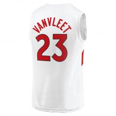 T.Raptors #23 Fred VanVleet Fanatics Branded Fast Break Replica Jersey White Association Edition Stitched American Basketball Jersey
