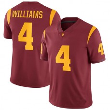 U.Trojans #4 Mario Williams NIL Replica Football Jersey Cardinal Stitched American College Jerseys