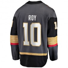 V.Golden Knights #10 Nicolas Roy Fanatics Branded Home Breakaway Player Jersey Gray Hockey Jerseys